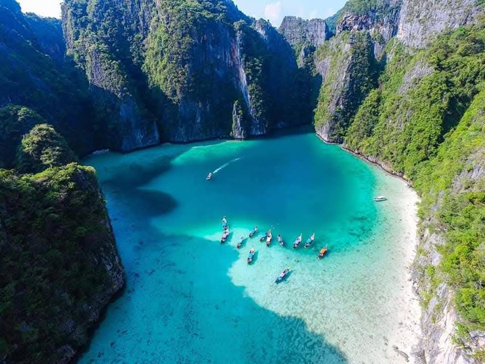Explore Phi Phi Leh, Loh Sama Bay, and Maya Bay by speedboat. - Image 5