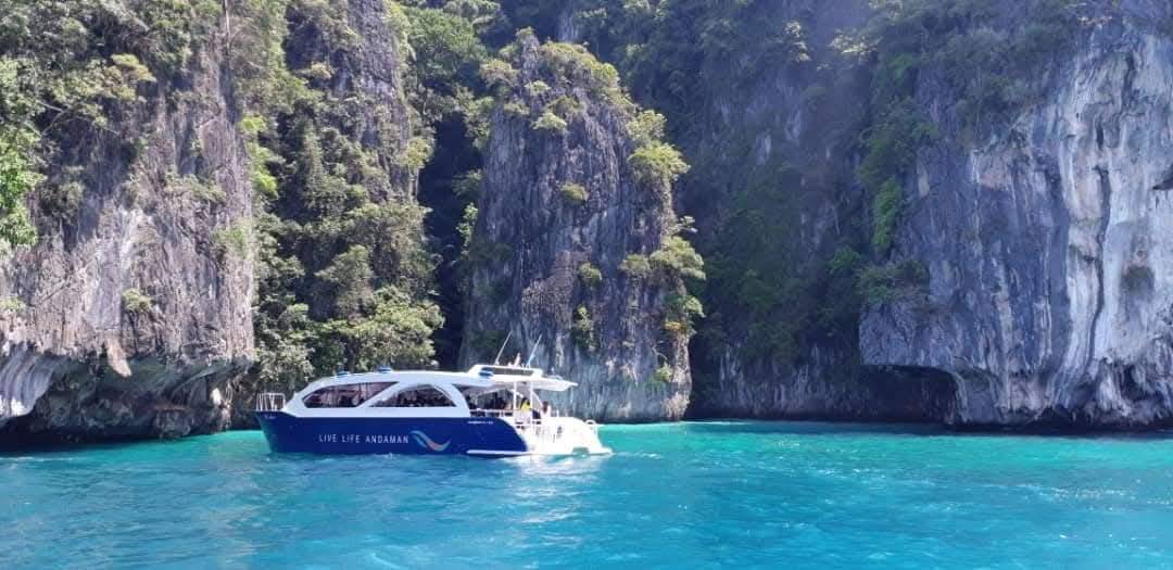 Explore Phi Phi Leh, Loh Sama Bay, and Maya Bay by speedboat. - Image 6